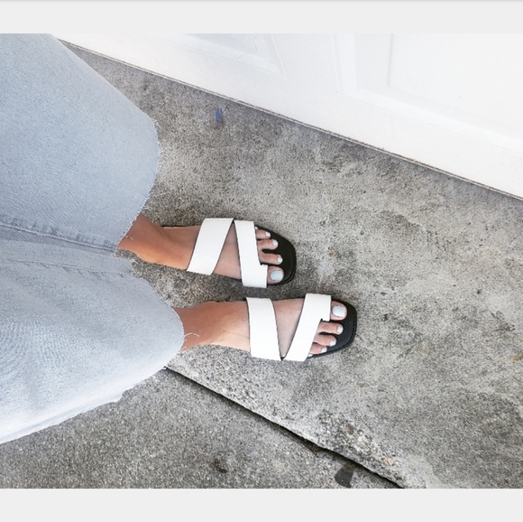 🚨The Santeria// white croc print sandal - Picture 7 of 8